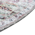thumbnail image 6 of Unique Loom Yara Collection Area Rug - Yash (6' Round Multi/Ivory), 6 of 7
