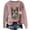 Z2 Light Pink, variant on Womens' Sweatshirts 2025 Casual Tops Christmas 3D Santa Trees Print Round Neck Long Sleeve Street Trend Thick Blouses,Z1 Pink,M