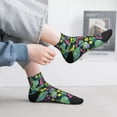 thumbnail image 2 of Rocae Watercolor Cactuses for Premium Adult Socks,Comfortable, Breathable, and Durable Socks, Perfect for Everyday Wear, 2 of 7