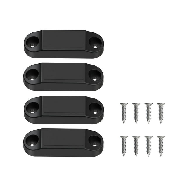 Colaxi Support de Porte RV Loquet de Porte RV Remplace Pièces de Remorque d'Installation Simple Moderne Haute Performance 2 Ensembles Noir
