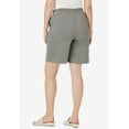 thumbnail image 2 of Jessica London Women's Plus Size Soft Ease Knit Shorts, 2 of 3