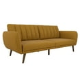 thumbnail image 6 of Novogratz Brittany Futon, Mustard Linen, 6 of 28