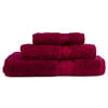 Springmaid Luxury Solid 3-Piece Towel Set, Ruby