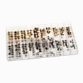 thumbnail image 1 of Surtido de 240 coronas de reloj para relojeros, de , con caja de almacenamiento, repuestos de metal y epoxi, herramientas de reparación, 1 of 9