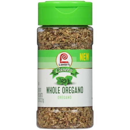 Lawry's Casero No Artificial Flavors Kosher Whole Oregano, 0.75 oz Bottle