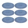 thumbnail image 2 of Tapete Para Platos, 6 Uds., Manteles Individuales Redondos, Aislamiento Térmico Trenzado, Antideslizante, 2 of 7