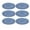 Blue, variant on M Buder 6Pcs Round Braided Placemats Heat Insulation Nonslip Woven Table Mats for Home Party Dining, Farmhouse Decor Small, Blue (7 inches / 18 cm)