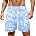 thumbnail image 1 of Ramiter Swim Trunks for Men Men's Swim Trunks Quick Dry Swim Bathing Suit with Mesh Lining Light Blue,2XL, 1 of 7