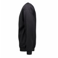 thumbnail image 4 of ID Sudadera clásica con cuello redondo holgada adulto unisex (Negro), 4 of 4