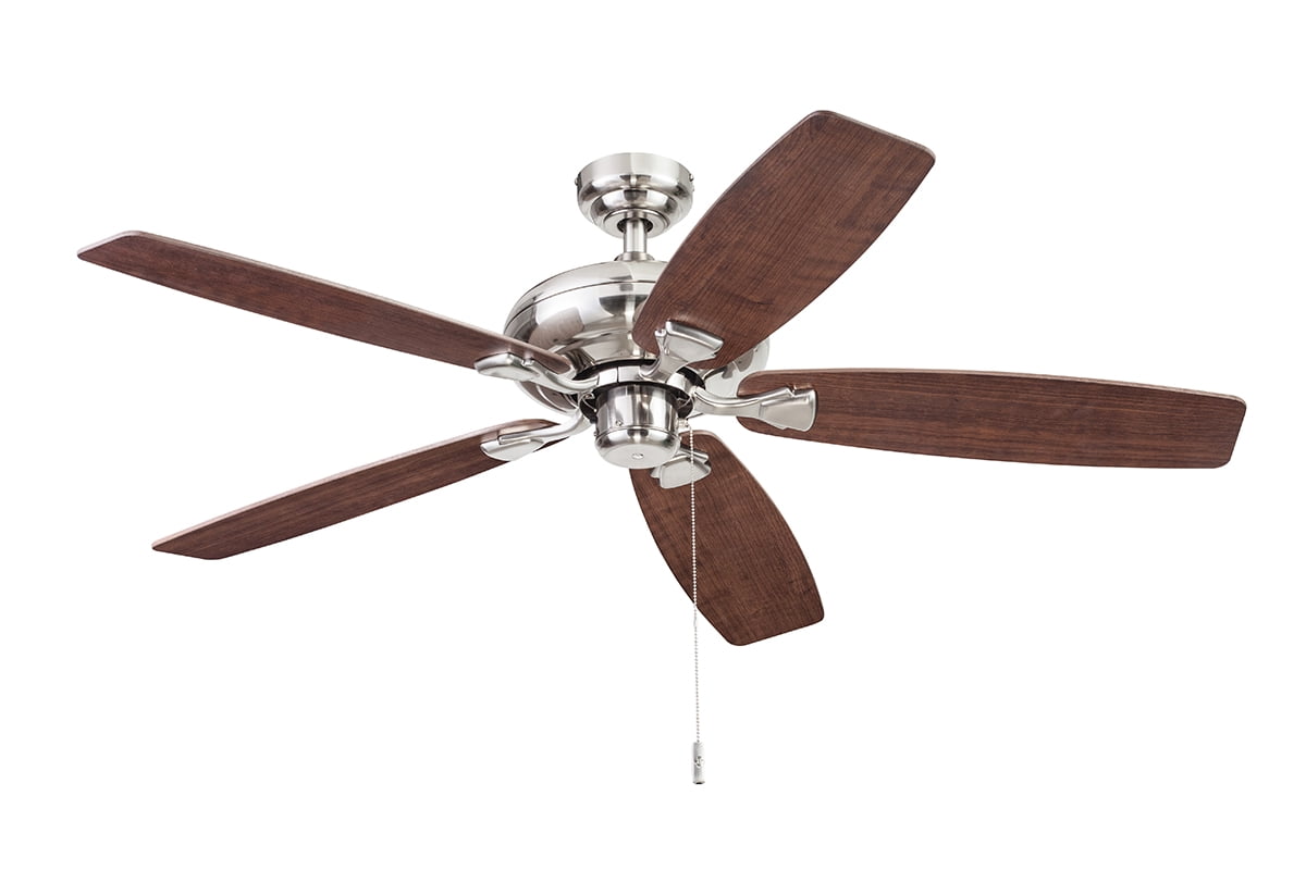 Honeywell Valleyview 52" Satin Nickel 5-Blade Bowl Ceiling Fan
