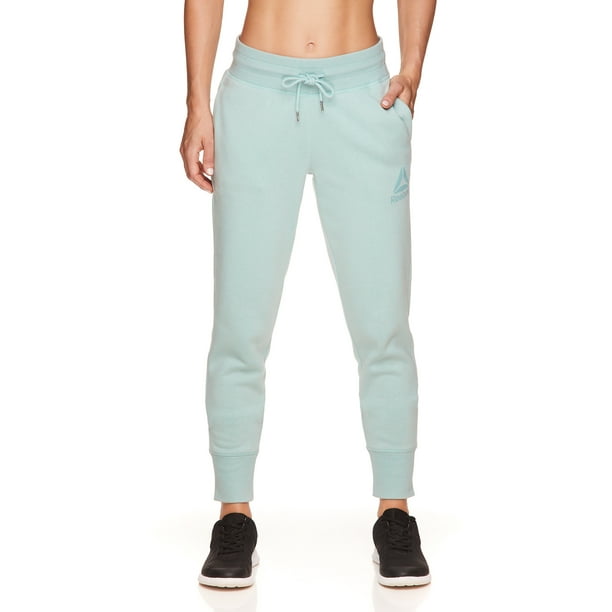 Reebok Womens' Cozy Fleece Jogger Sweatpants with Pockets