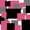 Geometric 03, variant on Manfei Abstract Block Queen Comforter Set, Modern Square Comforter Sets Queen, Red Black Gray, Black Reversible 3-Piece, 1 Comforter and 2 Pillowcases