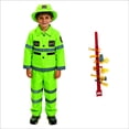 thumbnail image 3 of Kids' Unisex Firefighter Boy Dress up Clothes for Play Girls Halloween 4-5 Years, 3 of 5