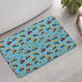 thumbnail image 2 of Cartoon Construction Vehicles Cranes Bathroom Rugs Mat,Non Slip Microfiber Bathroom Rug,Rubber Backing,Soft Bathroom Mats for Bathroom Floor,Tub and Shower,17x27in(43x68cm), 2 of 4