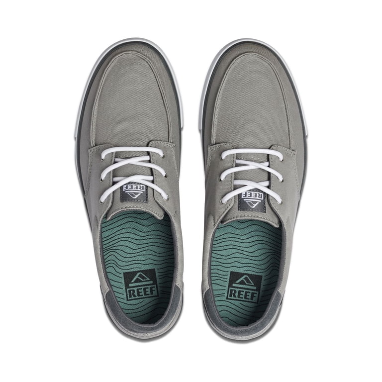Reef Men\'s Deckhand 3 Gray Lace Up Shoes Size 12 M 61d+aGhhPKL.  main image 4