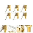 thumbnail image 4 of Miangastore Car Pump Accessories Thread Nozzle Adapter Brass 6Pcs 1.14X0.94X0.31in, 4 of 8