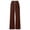 Brown, variant on ibiyuan Girls Wide Leg Pants, Sweatpants for Girls, High Waist Loose Girls Baggy Pants, Trendy Daily School Pants for Girls