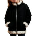 thumbnail image 3 of KAUOD Kids Toddler Full Zipper Fleece Jackets Christmas Fuzzy-Lined Winter Coats Boys Girls Long Sleeve Thick Warm Outwear, 3 of 8