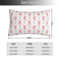 thumbnail image 2 of Fotbe Hello Rabbit Funda de Almohada Decorativa Estilo Occidental, Lujo en Algodón, Fundas para Almohadas King, Cojín Estampado para Decoración del Hogar-20"x30", 2 of 6