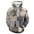 thumbnail image 5 of Sudadera con capucha con estampado geométrico 3D clásico para hombre y mujer, sudadera con capucha de manga larga con cordón, informal, holgada, para la calle, 5 of 5
