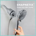 thumbnail image 4 of Seventy 5-Setting Magnetic Handheld Built-in Filtered Showerhead in Chrome (12158), 4 of 10