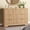 Wood Color, variant on QinaQin Seven-Drawer Wardrobe Features a Recessed Design, a Spacious and Modern Style, Metal Handles, and a Wooden Dressing Table/Tv Stand for Storage In Bedrooms, Living Rooms, and Hallways
