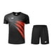 thumbnail image 3 of Traje de tenis de mesa Chaqueta de manga corta para hombres y mujeres Traje de competición de running de tenis de mesa de secado rápido, 3 of 6