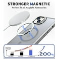 thumbnail image 2 of Casetego Invisible Stand Magnetic for iPhone 13/14 Case,Compatible with MagSafe,360° Rotatable Ring Holder Shockproof Protective Cover,Gray, 2 of 6