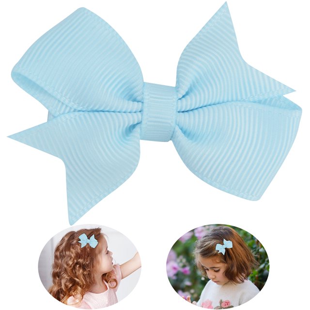 Kids Hair Clip Lovely Decorative Ribbon Bow Baby Hair Pin Baby Barrette