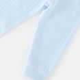 thumbnail image 6 of mgoYE Toddler Baby Boys Girls Clothes 3 6 12 18 24m 3t 4t Long Sleeve Ribbed Top and Pants Set 2 Piece Solid Color Fall Winter Outfits Size 12-18 Months, 6 of 9
