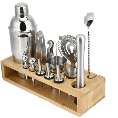 

Cocktail Shaker Set Stainless Steel Easy To Shaker Bartender Kit For Bar Drink Mixing
