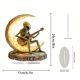 thumbnail image 3 of Figura acrílica de extraterrestre, escultura de guitarrista lunar, decoración única para escritorio o mesa de centro de estilo boho, 3 of 7