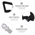thumbnail image 4 of EeaseCA Japanese Universal Triangle Tow Hook Ring for Automobile Repacking, 4 of 8
