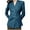 Blue, variant on Dealovy Womens Belted Blazers Long Sleeve Open Front Suit Jackets Dressy Casual Office Blouse Tops