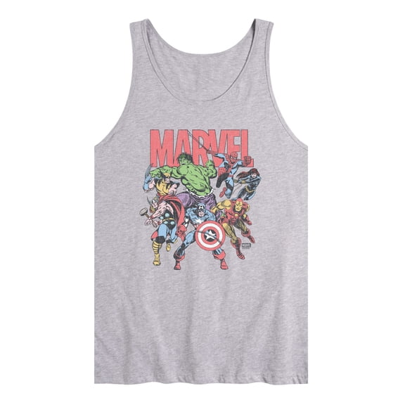 Marvel - Marvel Group Faded - Men's Sleeveless Graphic Tank