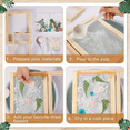 thumbnail image 5 of 3 Pieces Paper Making Wooden Mould Papermaking Screen Kit Size Frame for DIY (A7, A6, A5), 5 of 6