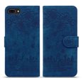 thumbnail image 4 of Dteck for iPhone 7 Plus Case, PU Leather Embossed Comic Flip Wallet Case with Cart Slot Hand Strap and Kickstand Shockproof Protective Case for iPhone 7 Plus 5.5" 2016 Women Men, Blue, 4 of 9