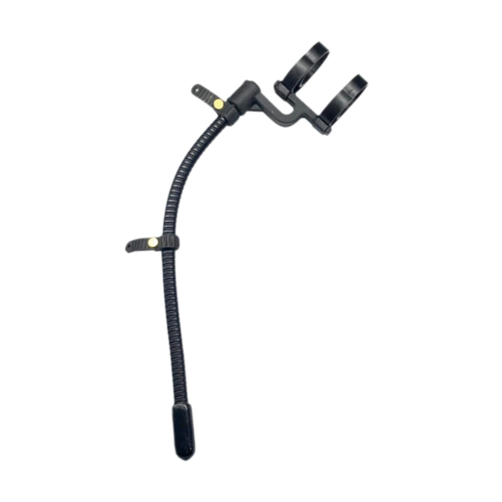 Dualoai Arm Stand Mic Stand, Adjustable Gooseneck Arm Mic Stand without Clamp