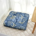 thumbnail image 4 of Meditation Cushion with Paisley Pattern, Boho Square Floor Pillow for Yoga and Sitting 22 x 22, 4 of 7