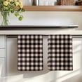 thumbnail image 7 of Black Plaid Kitchen Towels Set of 4, Vintage Country Gray Buffalo Check Gingham Absorbent Dish Towels for Kitchen, Microfiber Hand Towel, Quick Drying Tea Towel for Cleaning Decorative Dishcloths, 7 of 7