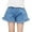 Sky Blue, variant on NAFUU Little Girls Denim Shorts Ruffles Kids Toddler Fashion Jean Shorts Summer Casual Beach Sports Short Pants 3-4 Years