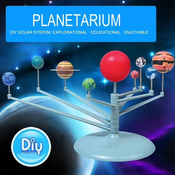 3d Simulation Solar System Planetarium Diy Model Kids Astronomical Science Kits Walmart Com Walmart Com