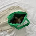 thumbnail image 2 of Bolsa de hombro para mujer con entramado rómbico de gran capacidad de nailon para el trabajo (verde) Ehuebsd Para Estrenar, 2 of 9