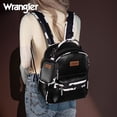 thumbnail image 4 of Wrangler Mini Backpack Cute Cow Print Backpack Purse for Women, Medium Cow Print Black, 4 of 7