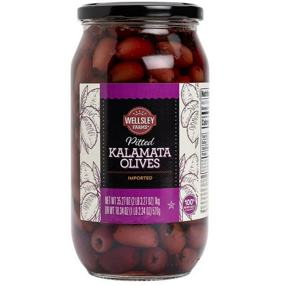 Wellsley Farms Pitted Kalamata Olives, 35.27 oz.