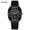 Black, variant on Big Dial Wristwatch Unisex Silicone Band Quartz Ladies Watch for Women Waterproof with Date Luminous