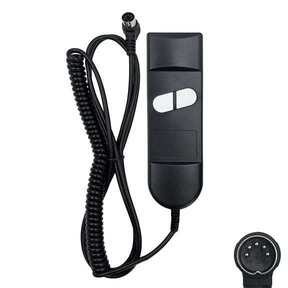 Universal 2 Push Button 5 Pin Hand Control Handset Remote for Lift Chairs Power Recliner Eelectric Couch