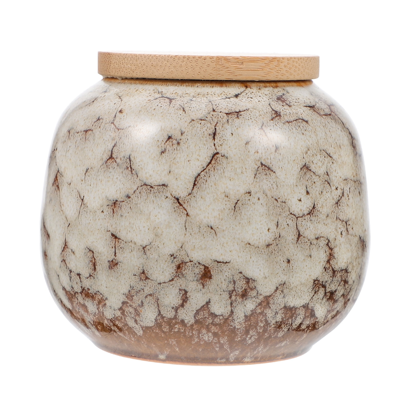 Ceramic Tea Jar Household Tea Storage Tank Sealed Tea Leaves Organizing Jar