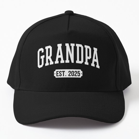 Jahat Grandpa Est. 2025 – New Grandpa Gift Idea For Expecting Grandfathers Cap, Hats For Men, Gift For Him