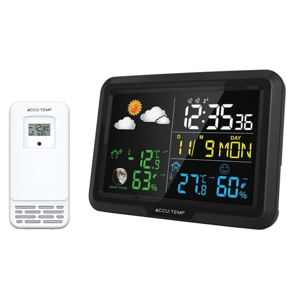 AccuTemp Wireless Colour Weather Station